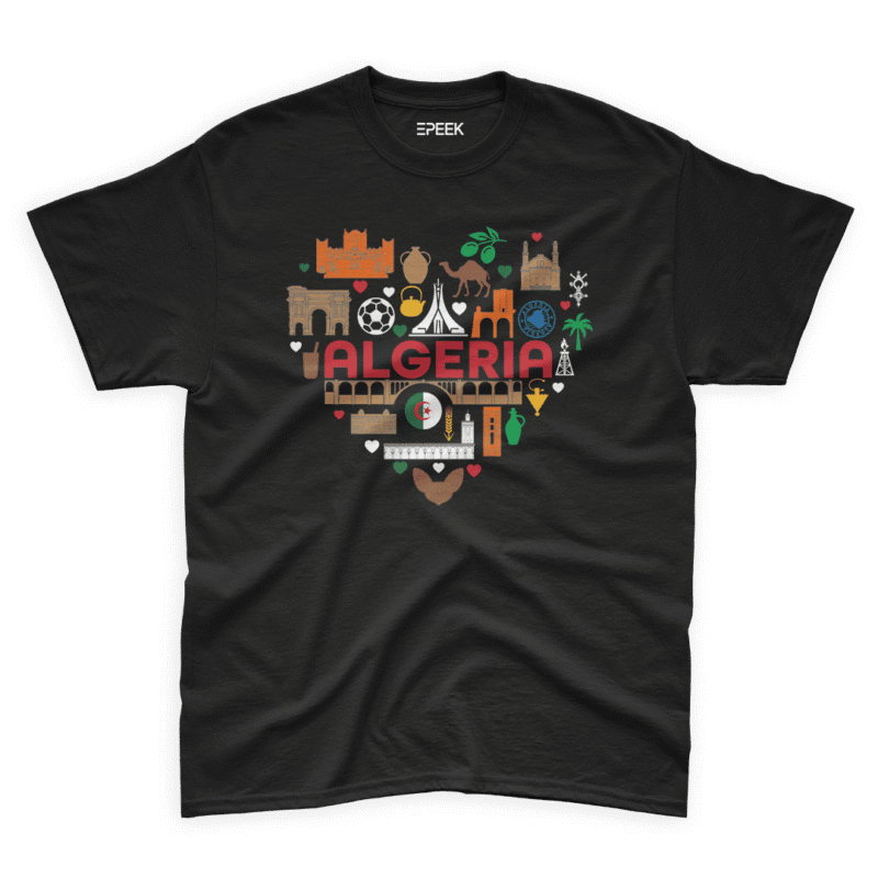 Love Algeria - T shirt – Image 3