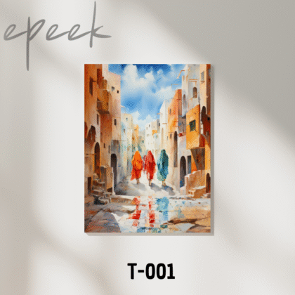 Trois Femmes dans la Cité Ancienne - T001- Tableau