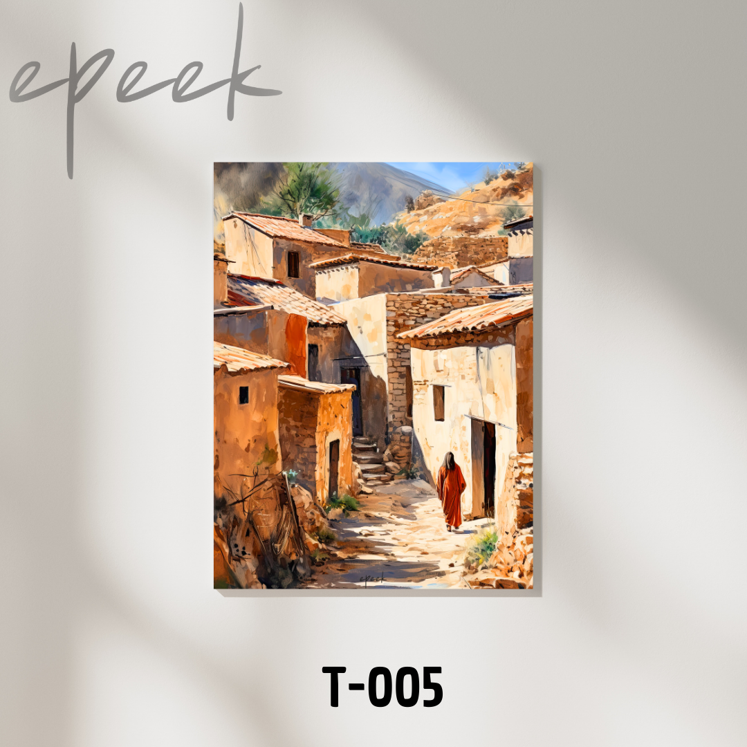 Dans mon village kabyle – T005 – Tableau