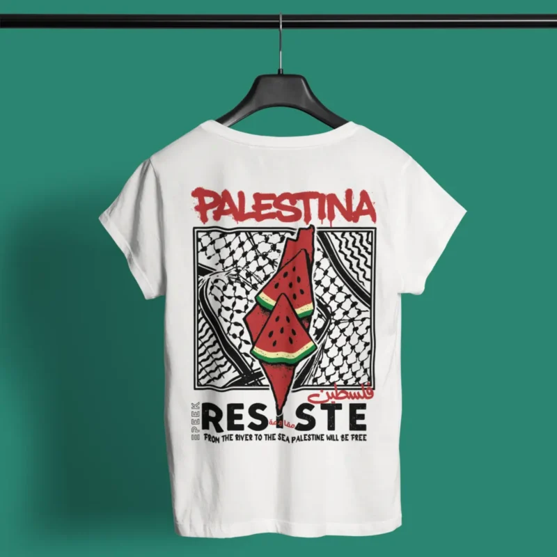 Palestina Resiste مقاومة – T shirt – Image 2